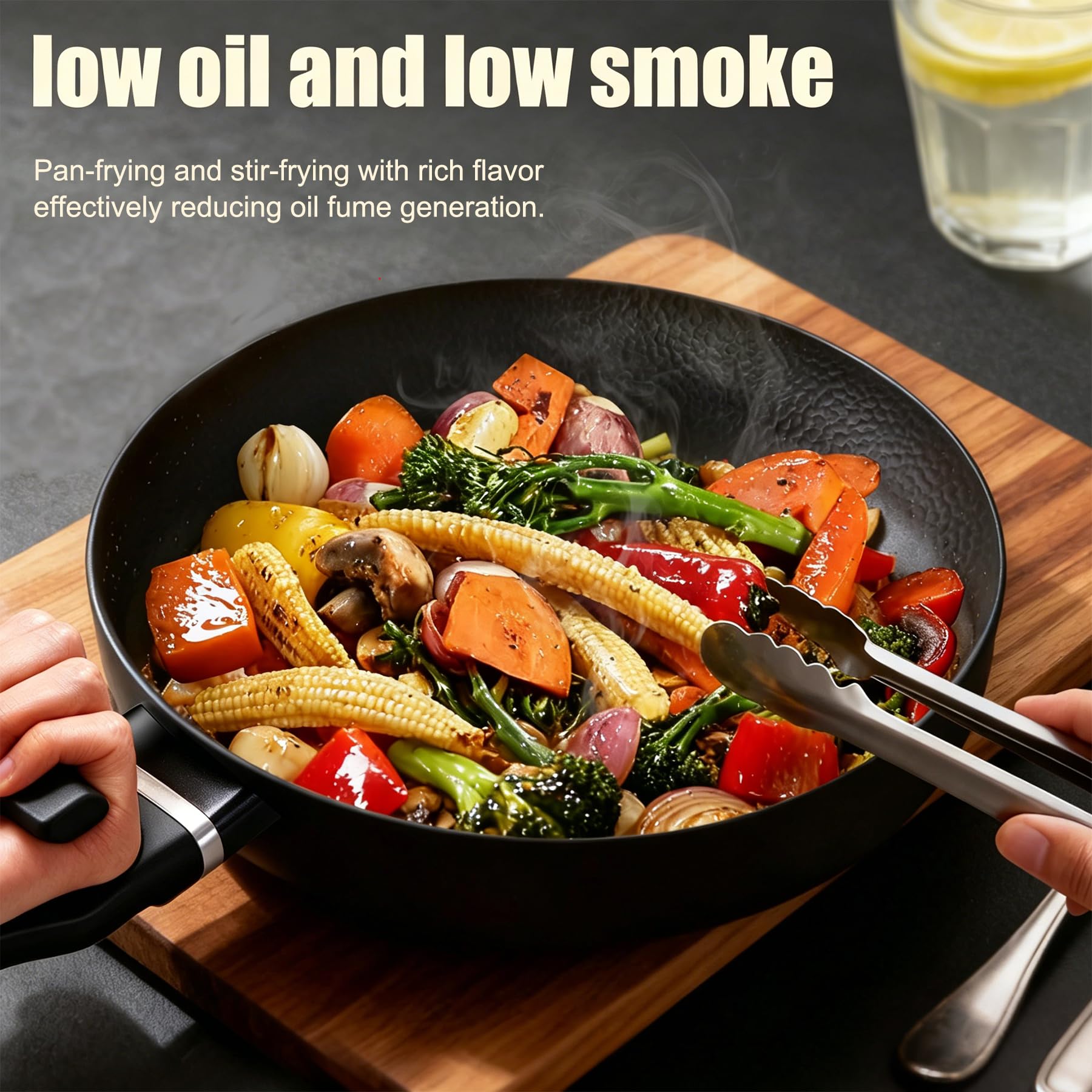 KALAWW Nonstick Ceramic Skillet - 12 Inch -6 KALAWW Nonstick Ceramic Skillet - 12 Inch -6
