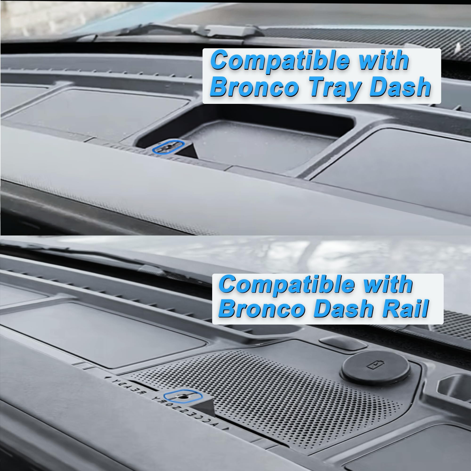Supporto magnetico per telefono di ricarica wireless per Ford Bronco 2021-2026 2/4 porte | Magsafe - Supporto per cellulare per Ford Bronco, accessorio Bronco con cavo da 1,5 m, non per Bronco Sport