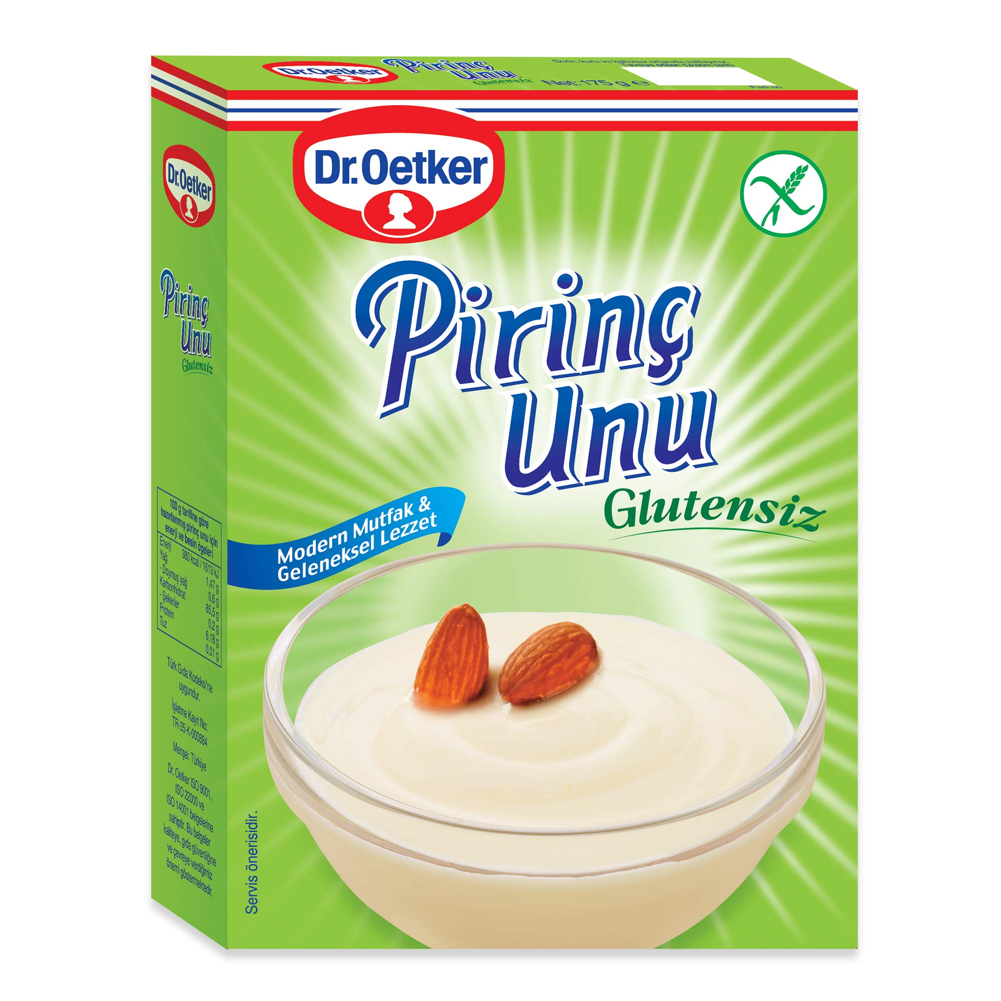 Dr. Oetker Glutensiz Pirinç Unu,175 Gr