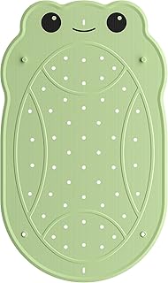 UNEEDE Alfombra bañera Antideslizante para Niños, Forma de Rana, Alfombra Ducha Antideslizante, 76 x 45 cm, Alfombrilla de Baño para Bebés, Alfombrilla Antideslizante para Bañera