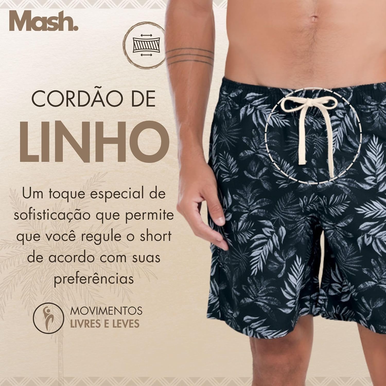 Short Praia Masculino Mash Bermuda Dryfit Elastano Plantas em promoção! Veja a oferta e mais achadinhos de Shorts & Bermudas 4 Hoje é o melhor dia para comprar Short Praia Masculino Mash Bermuda Dryfit Elastano Plantas com aquele preço maroto! Promoção! Aproveite a oferta! 4