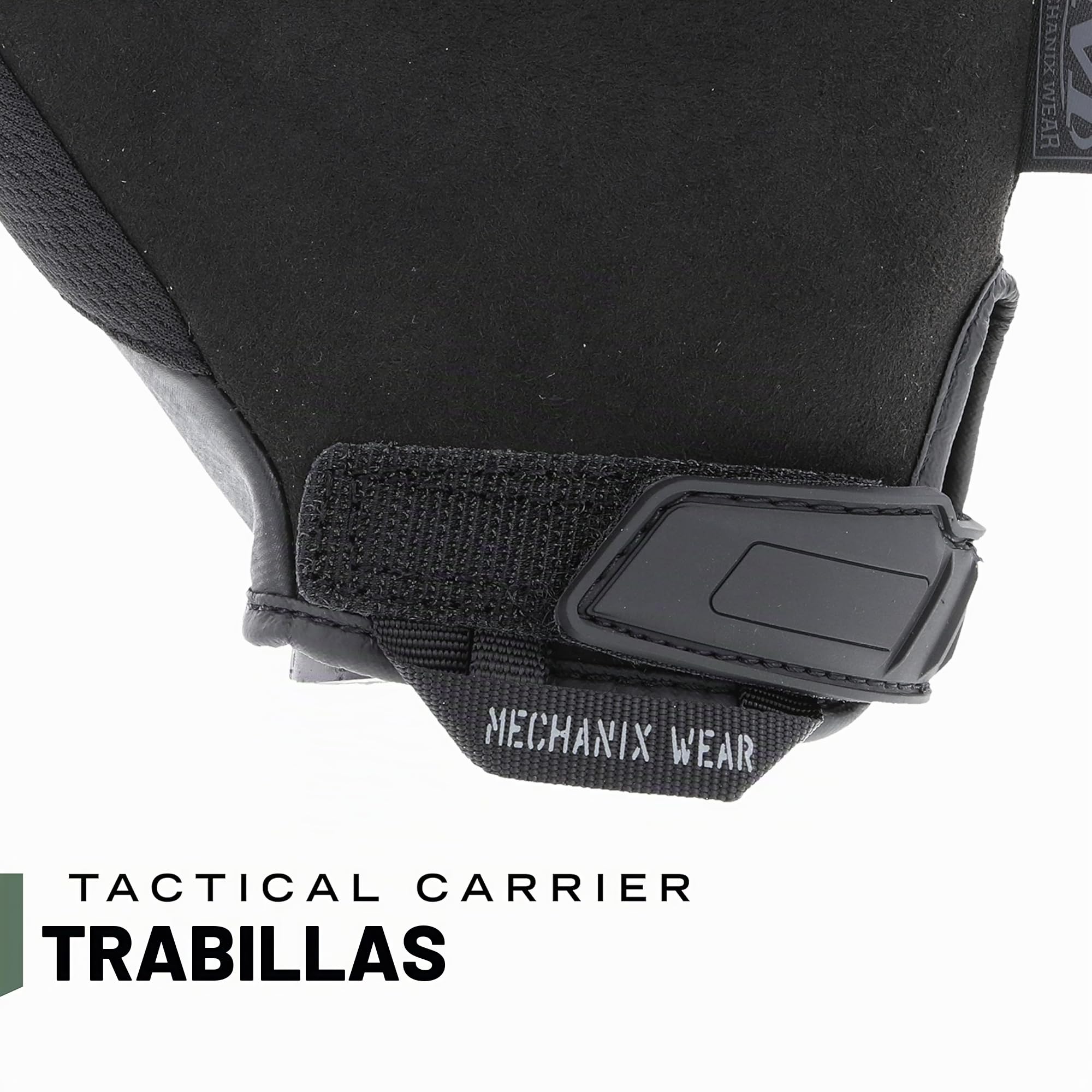 Guantes Tactical Specialty Pursuit D5 de Mechanix Wear (Mediana, Negro entero)