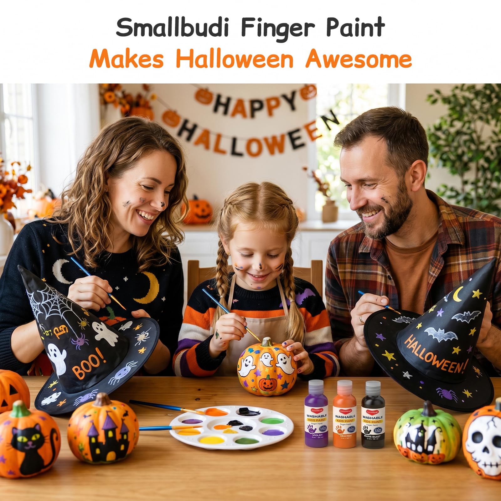 Smallbudi Finger Paint Set - 12 Colors -2
