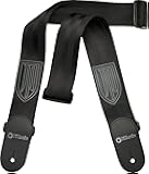 【正規品】 DIMARZIO ストラップ John Petrucci Nylon with Leather Ends Black Nylon Stitching DD3100JP