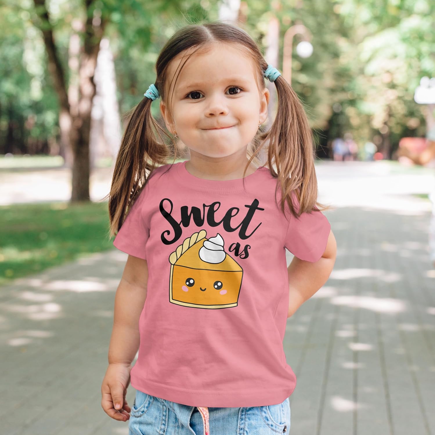 Sweet as Pumpkin Pie Fall Shirts and Bodysuits for Adults and Infant Baby and Toddler Girls and Boys
