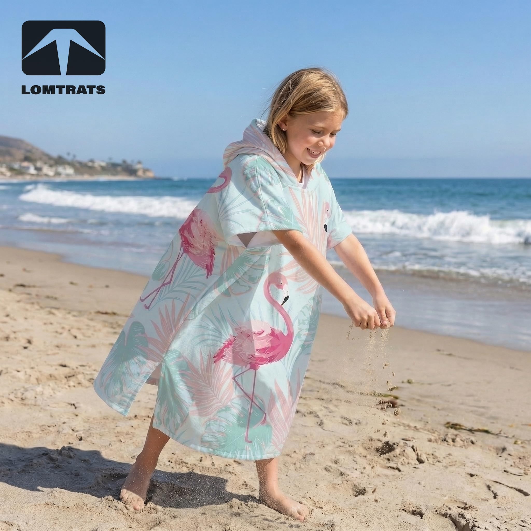 Poncho da surf ad asciugatura rapida, accappatoio, felpa con cappuccio per adulti, uomini, donne o famiglie, microfibra, nuoto, spiaggia, surf, immersioni, bagno a casa