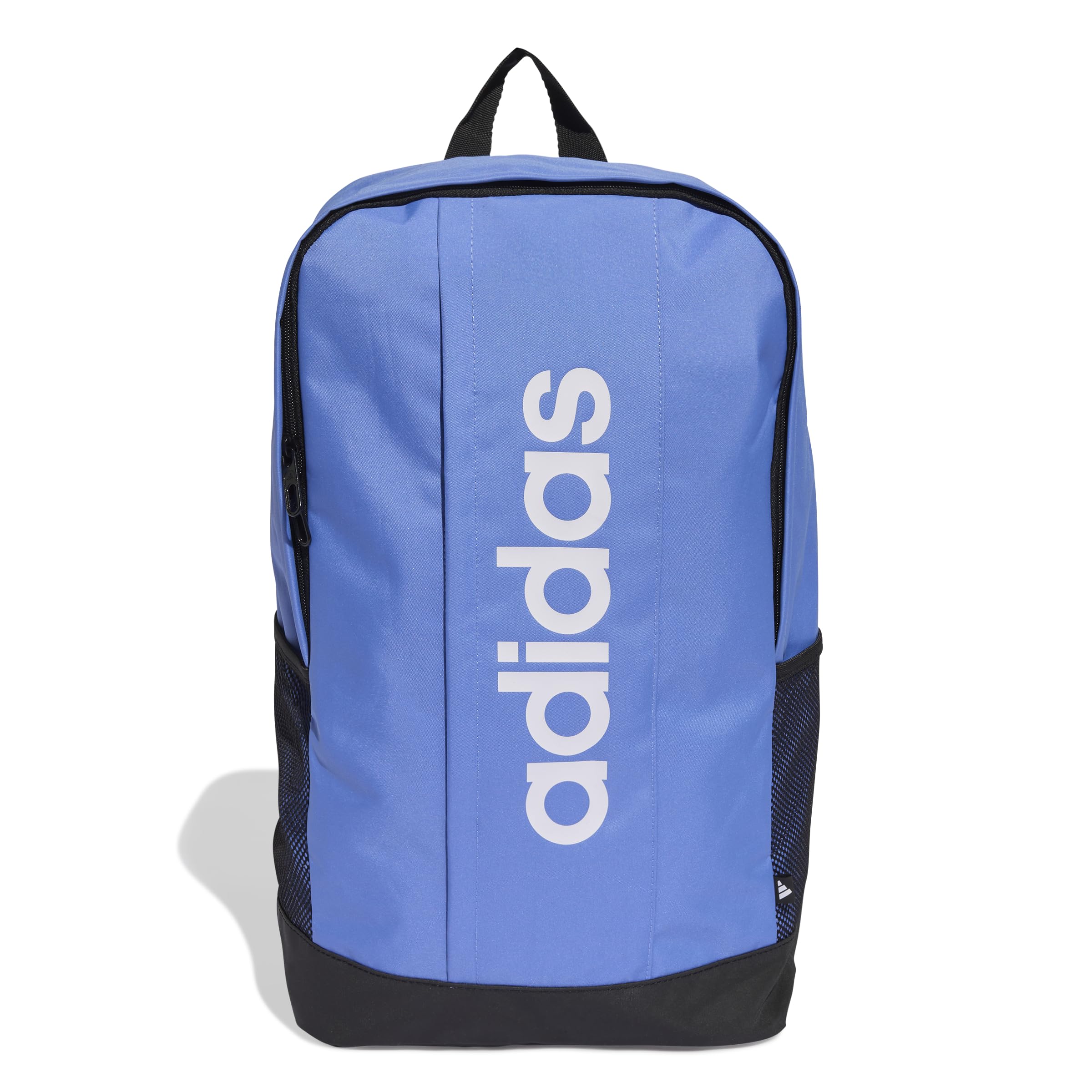 adidas performance Linear backpack in blue fusion / black / white