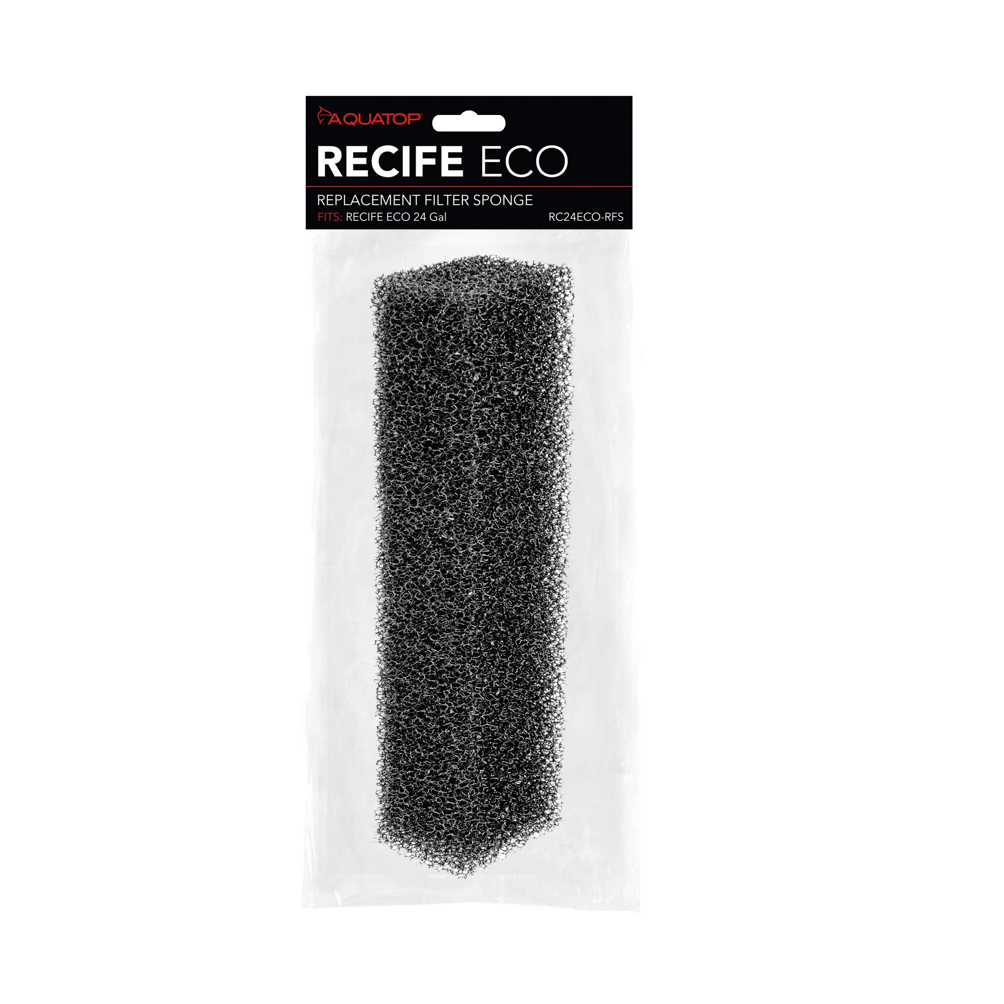 AquatopRecife Eco Series Replacement Filter Sponge - 24 & 40 Gal – High-Efficiency Aquarium Filter Foam - Easy to Install and Maintain - RC24ECO-RFS
