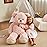 HollyHOME Giant Teddy Bear 5Ft Big Teddy Bear Stuffed Animal Birthday Valentines Day Plush for Kids and Girlfriend 60 inch Pink
