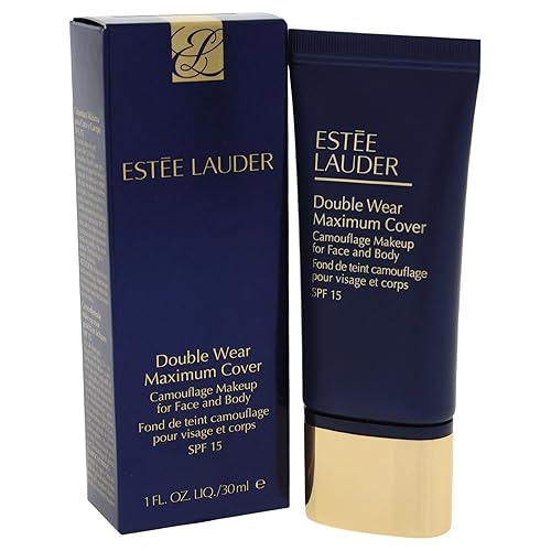 Estee Lauder Double Wear Maximum SPF 5 Cover Maquillaje de camuflaje Oz, medioprofundo, 1 onza líquida