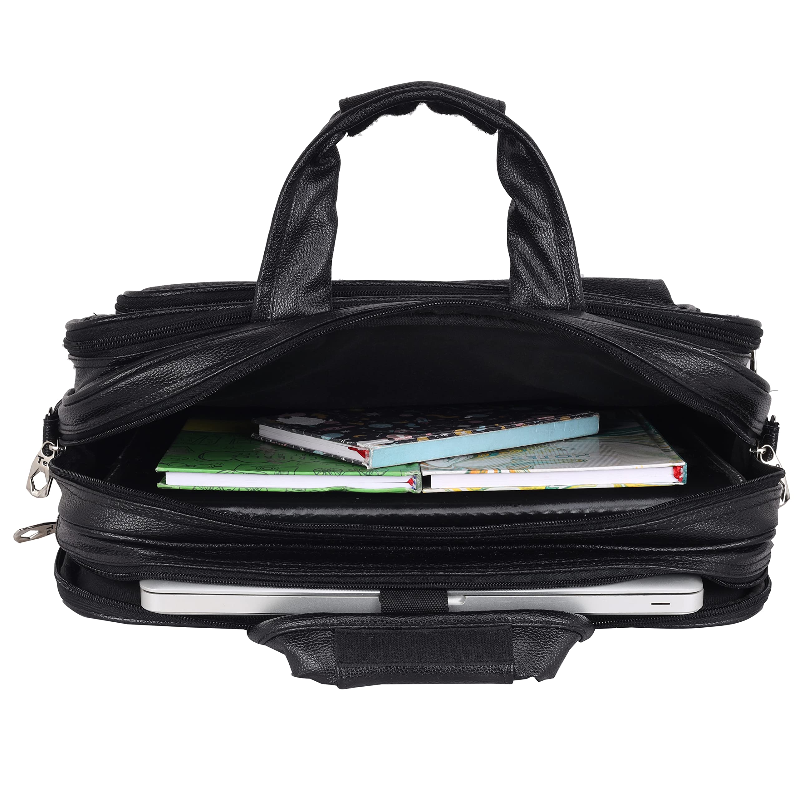 Teo (18 Inch) Large size Vegan Leather Laptop, Shoulder, Messenger