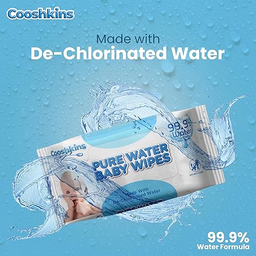 Miniatura 3 de Toallitas descloradas para bebés de agua pura con fórmula suave de 99.9% de agua con pomelo, extracto de 60 unidades (paquete de 1), comodidad pura
