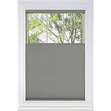 BlindsAvenue Cordless Top Down Bottom Up Cellular Honeycomb Shade, 9/16" Single Cell, Blackout, Antique Pewter, Size: 70.5" W x 72" H