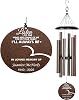 Wind Chimes Windbell Wind Chimes for Outside, Copper Large, Personazlied Windchimes Engraved Wond Chime, Windchime for Outdoor Garden, Patio, Heroic Porch Wind Bell, Deep Tone Sound 24 inches
