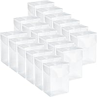 Deekin 18-Pack Clear Trading Card Storage Boxes - Durable Deck Cases Hold 100 Cards, Protect Game Collections (4x2.8x2 Inch)