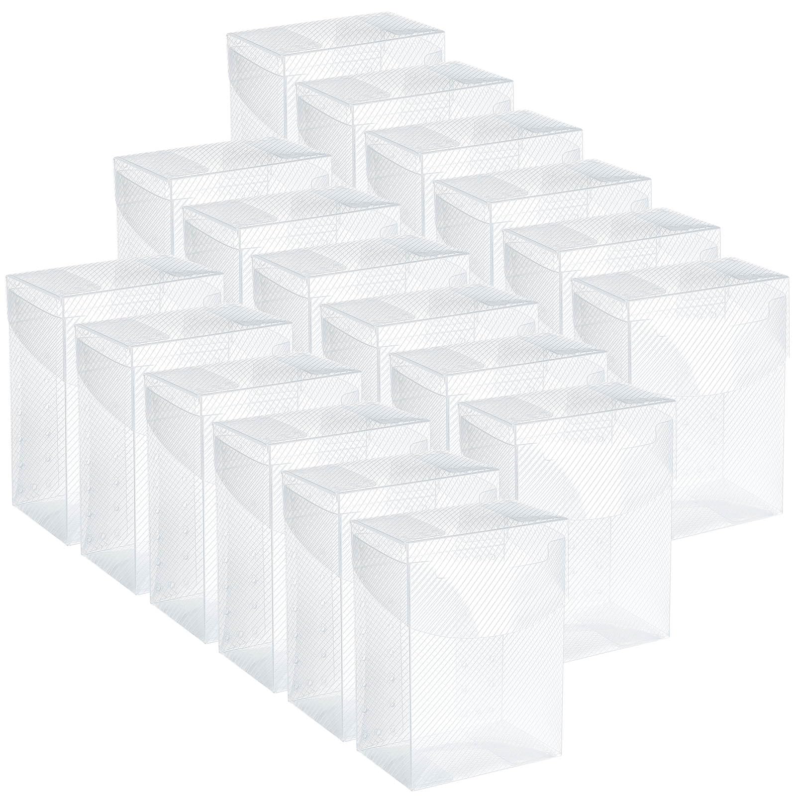 Deekin 18 Packs Deck Cards Box Trading Card Storage Box Case Carrying Case for Family Party Games Supplies(Clear,4 x 2.8 x 2 Inch)