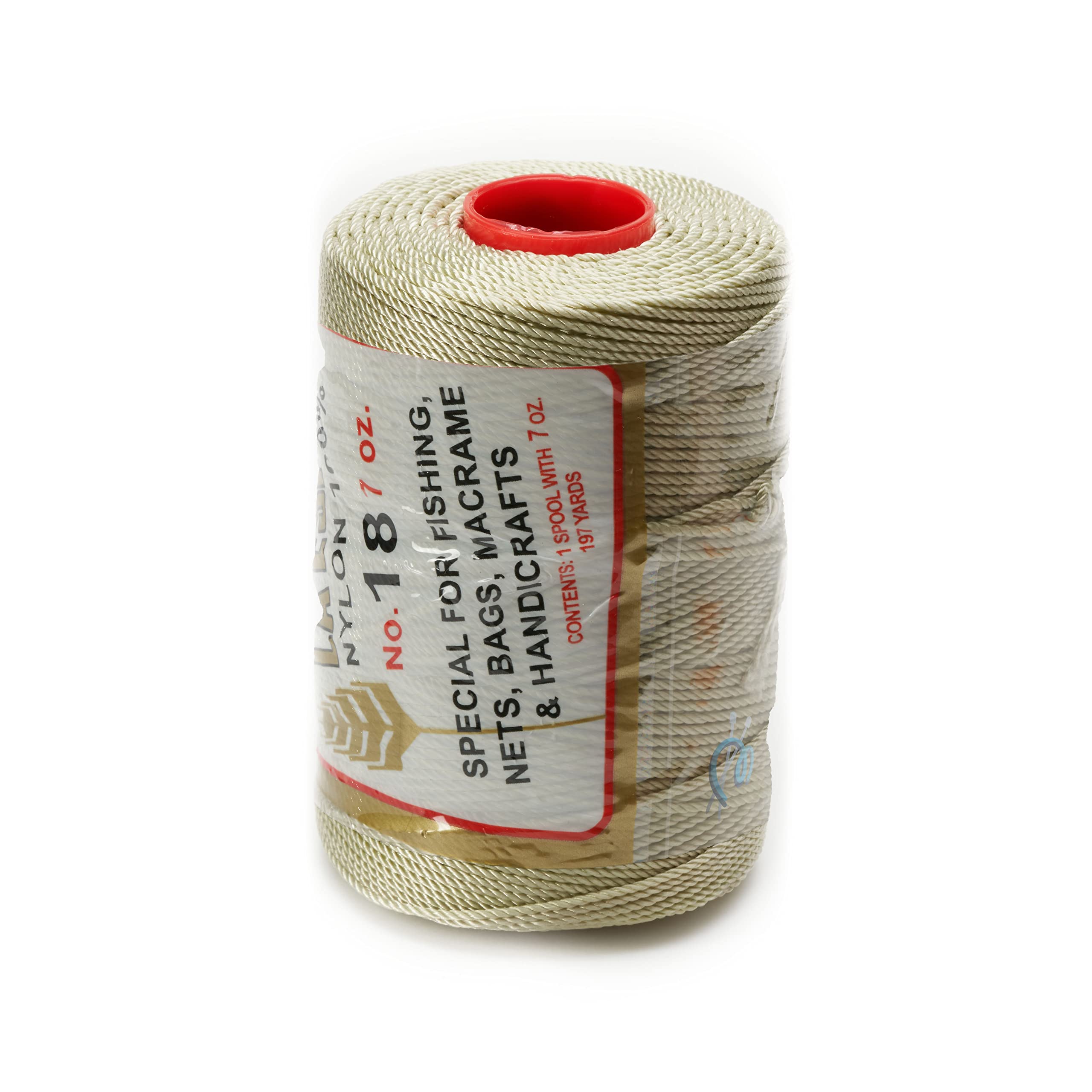 Espiga No.18-100% Nylon Omega String Cord for Knitting and Crochet - 38 Olive