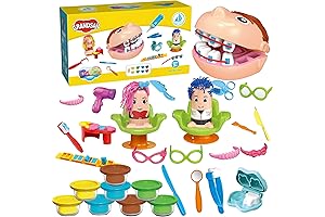 Fun-Filled Playdough Dentist and Hair Salon for Young Imaginations