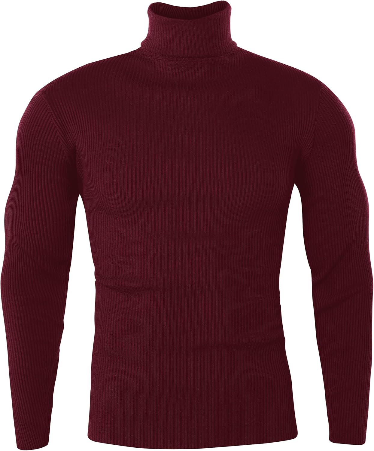 NY Threads Men's Ribbed Turtleneck Slim Fit Pullover Casual Long Sleeves Basic Top - Image 7