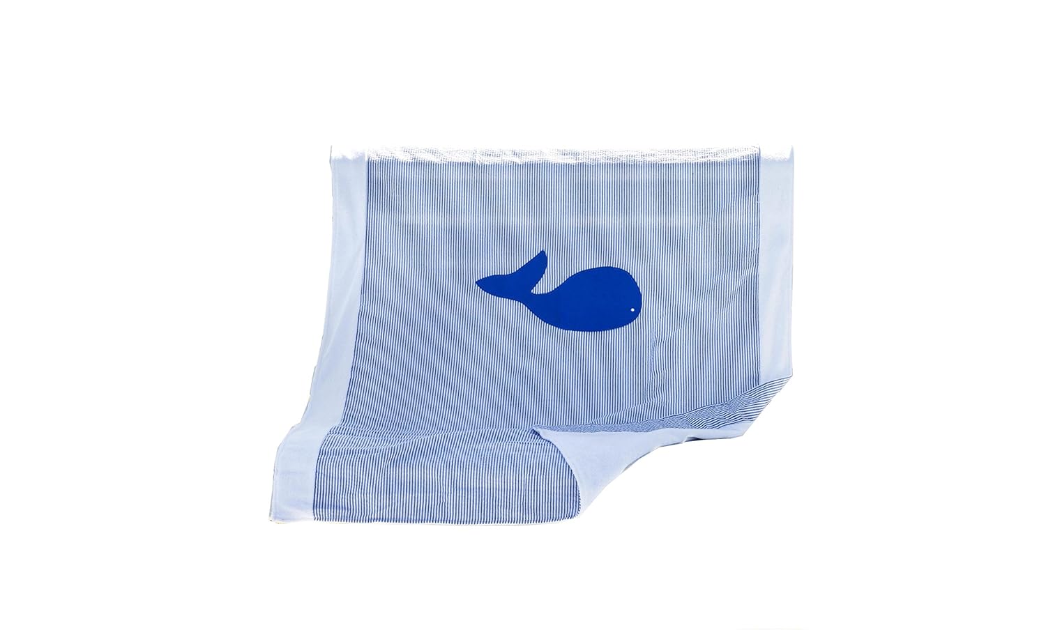 Palm Beach Crew Seersucker Seaside Towel-Ket Collection, Blue/Whale