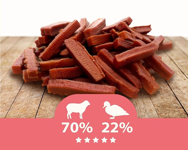 Foto 3 de 7 de MERSJO Golosinas para perros - 92% alto porcentaje de carne, sin aditivos, sin cereales ni azúcar, golosinas…