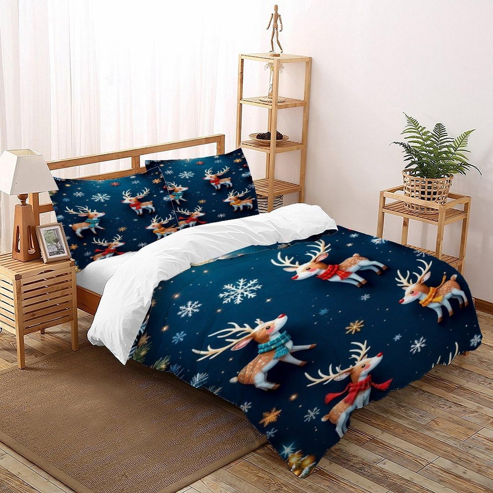 Housse de couette animal themes pour ambiance chalet de montagne cocooning