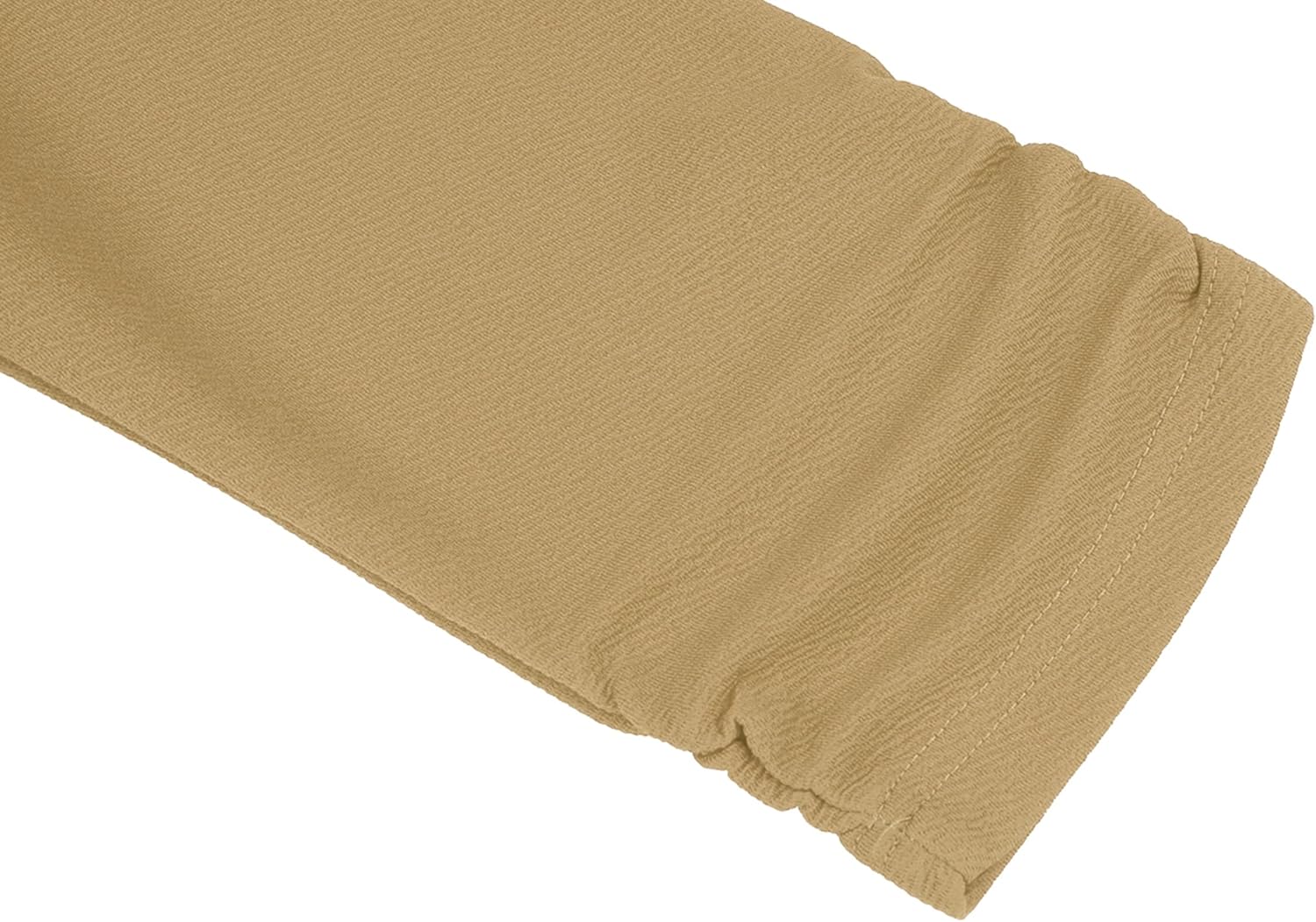 Unifizz Women's Collarless Blazer Ruched 3/4 Sleeve Lightweight Slim Open Front Work Office Business Jacket Blazers