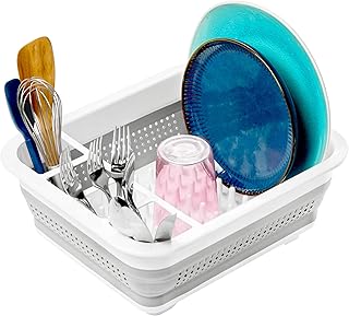 madesmart EMW6337273 Cinzento, branco, dobrável Dish Rack