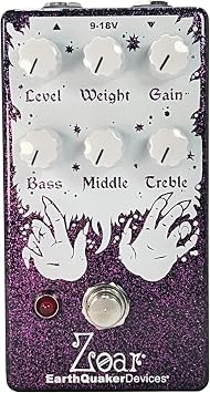 EarthQuaker Devices Zoar Dyanamic Audio Grinder Purple Sparkle