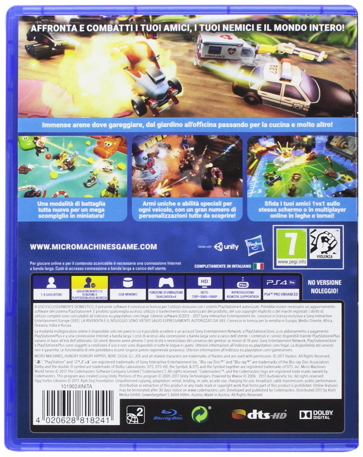 PlayStation4 - みーさん Codemasters Micro Machines World Series - PlayStation 4