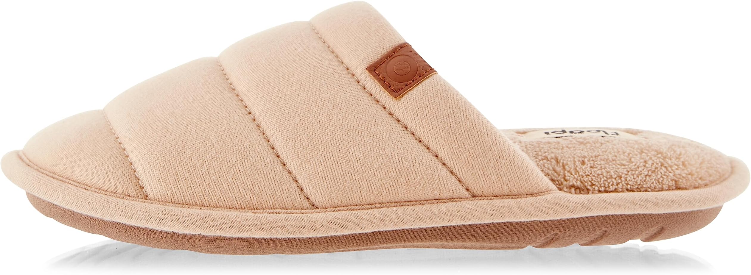 FloopiHouse Slippers for Women, Soft Upper Jersey Lining, Closed Back Women Slipper, Multiple Layered Comfy Memory Insole Foam with Terry Outsole