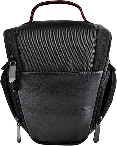 Miniatura 4 de FOSOTO Funda para cámara DSLR de nailon compatible con Nikon D3300 D3400 D3500 D5300 D5600 B700, Canon EOS Rebel XT XTi T6 T5i T3i SL2 1300D,