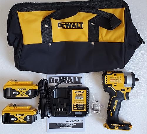 Miniatura 2 de DEWALT DCF913P2 20V MAX* 38 pulgadas Llave de impacto inalámbrica con kit de yunque de anillo de cerdo (renovado)
