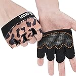 ihuan New Weight Lifting Gym Workout Gloves Men & Women, Great for Weightlifting, Exercise, Training, Fitness (Leopard, Small)