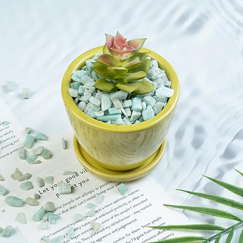 Miniatura 5 de Crocon Chips de amazonita triturada de 1 libra, piedra a granel, 2000 quilates, piezas de cuarzo natural, forma irregular, piedras preciosas de