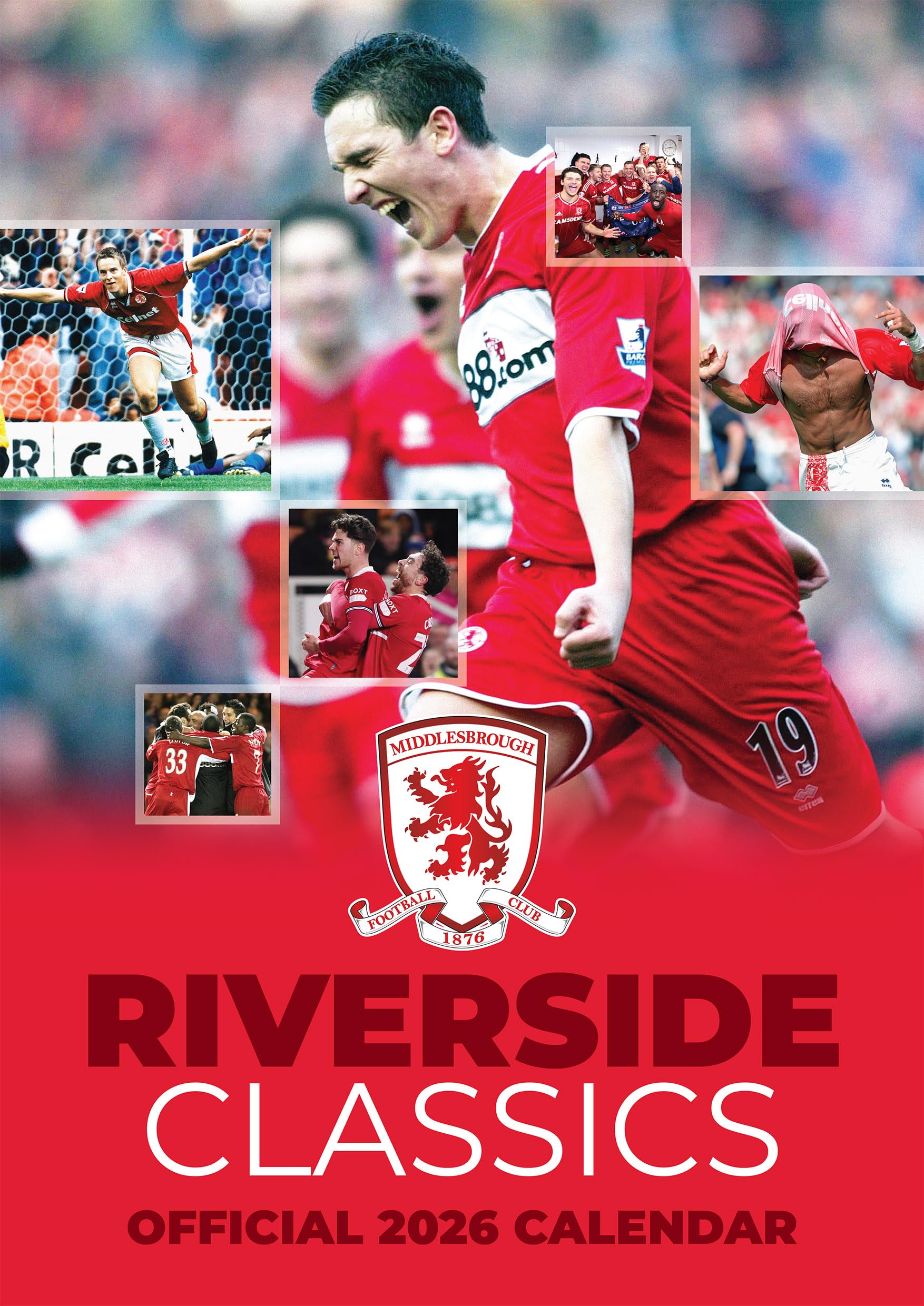 The Official Middlesbrough Legends Calendar 2026 by twocan design (Calendar)