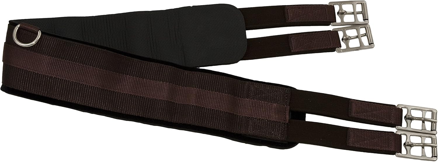 Neoprene English Girth with Double Elastic: 42 to 58