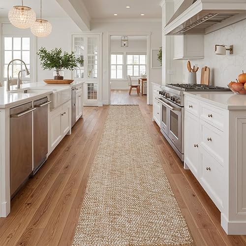 Miniatura 101 de Collive - Tapete de 27 x 43 pulgadas, lavable a máquina, para interiores y exteriores, de bajo perfil, suave algodón tejido a mano, para baño