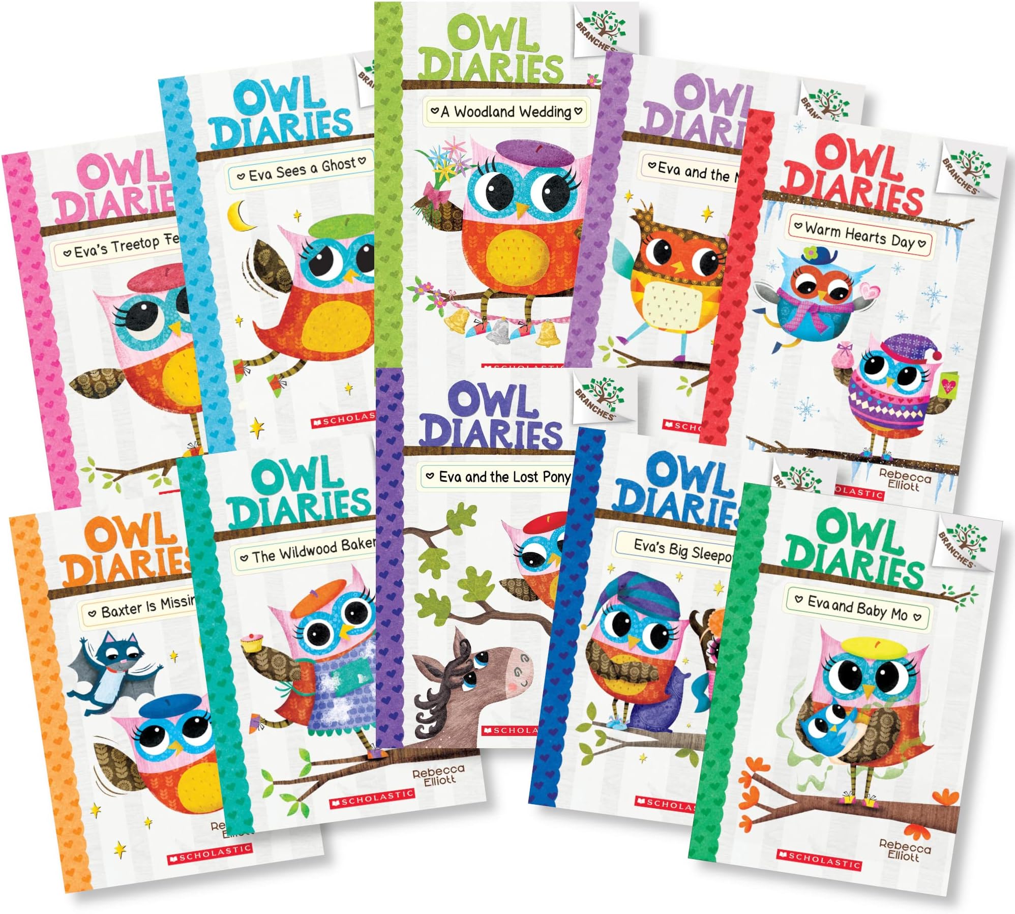 Owl Diaries Series 10 book Set