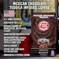 Vista 46 de Fire Department Coffee - Café de vainilla bourbon - Devuelve a los bomberos - Grano entero con infusión de vainilla y bourbon - Sin alcohol