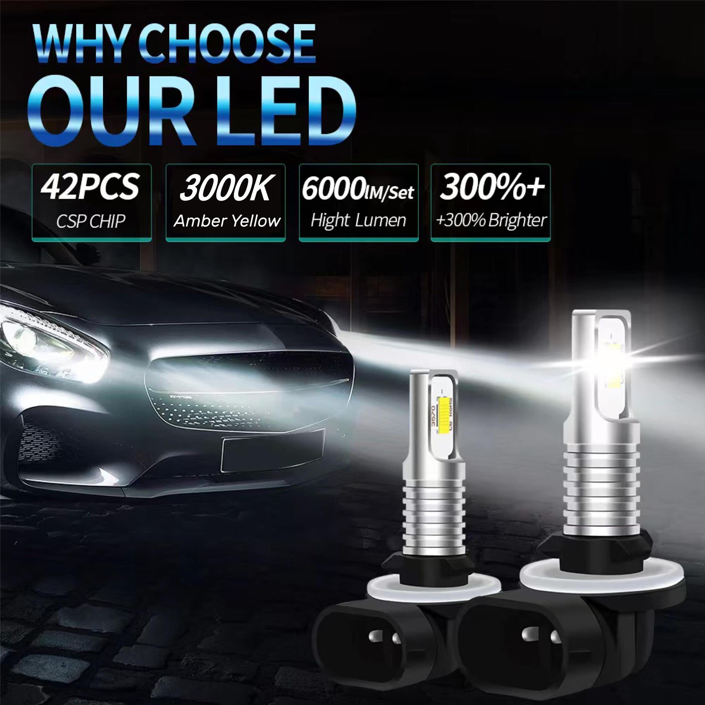 Amazon | ZEBANERT 881 886 896 LED ヘッドライト フォグライト電球