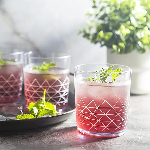 Miniatura 10 de bzyoo Juego de vasos de plástico de 14 onzas sin BPA, apto para lavavajillas, duradero y apilable, ideal para fiestas, vacaciones, aniversarios (6