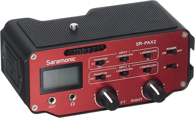 Saramonic SRPAX2 Audio Adaptor for DSLR, CSC and Blackmagic