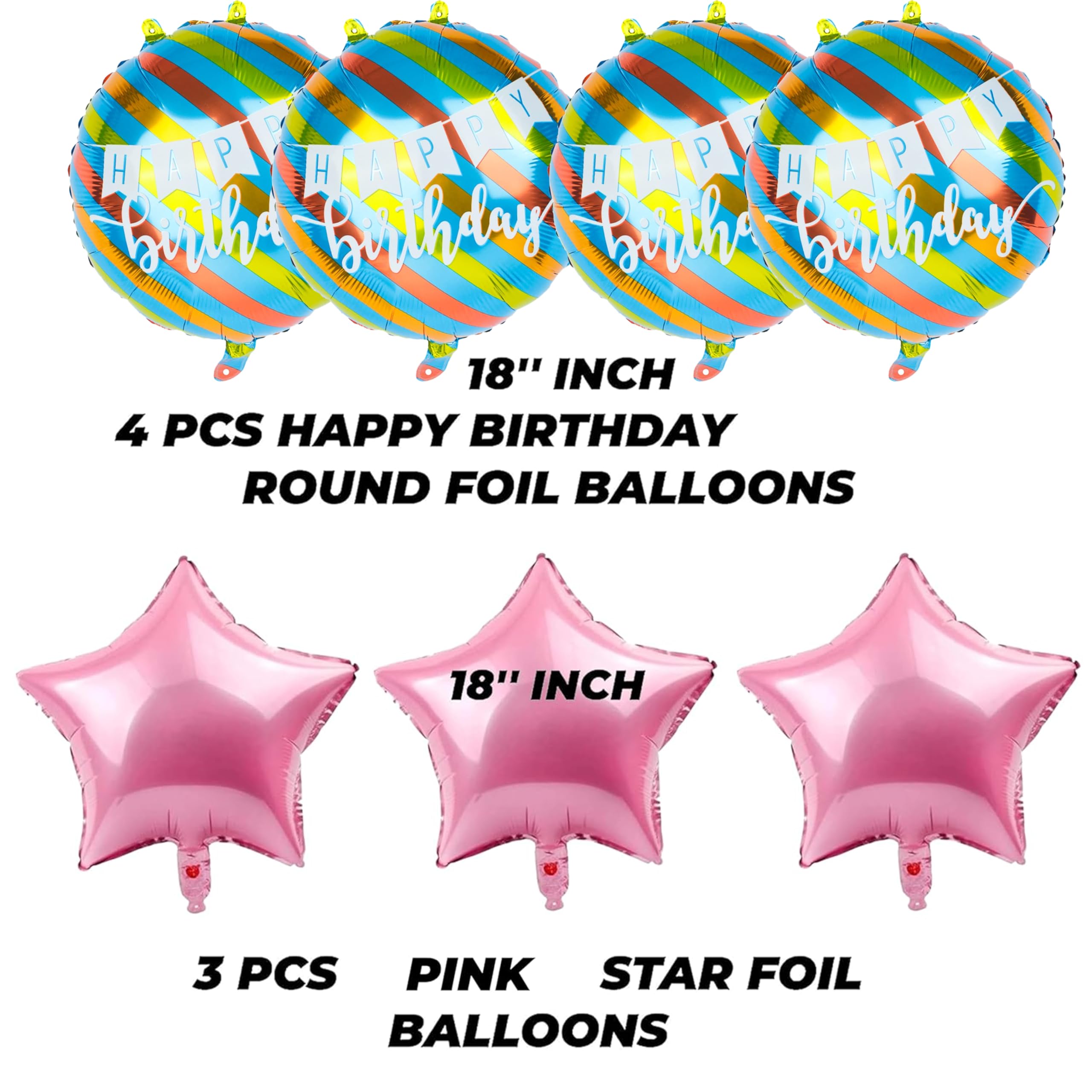 Amazon | TOYXE Happy Birthday バルーンブーケ ホイルバルーン
