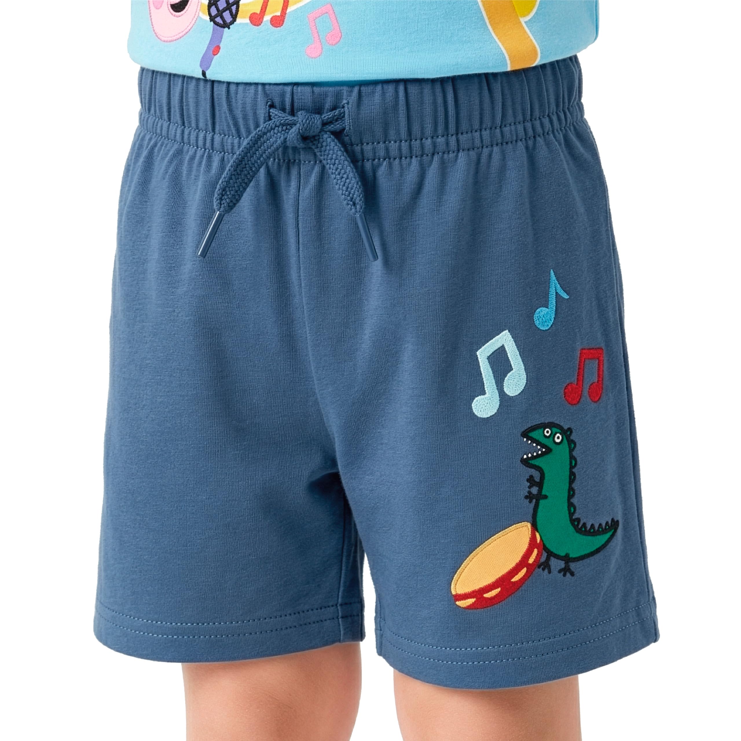 Peppa Pig Completo Bambino Con Pantaloncini E T-Shirt, Abbigliamento Bambino George Pig Set Estivo