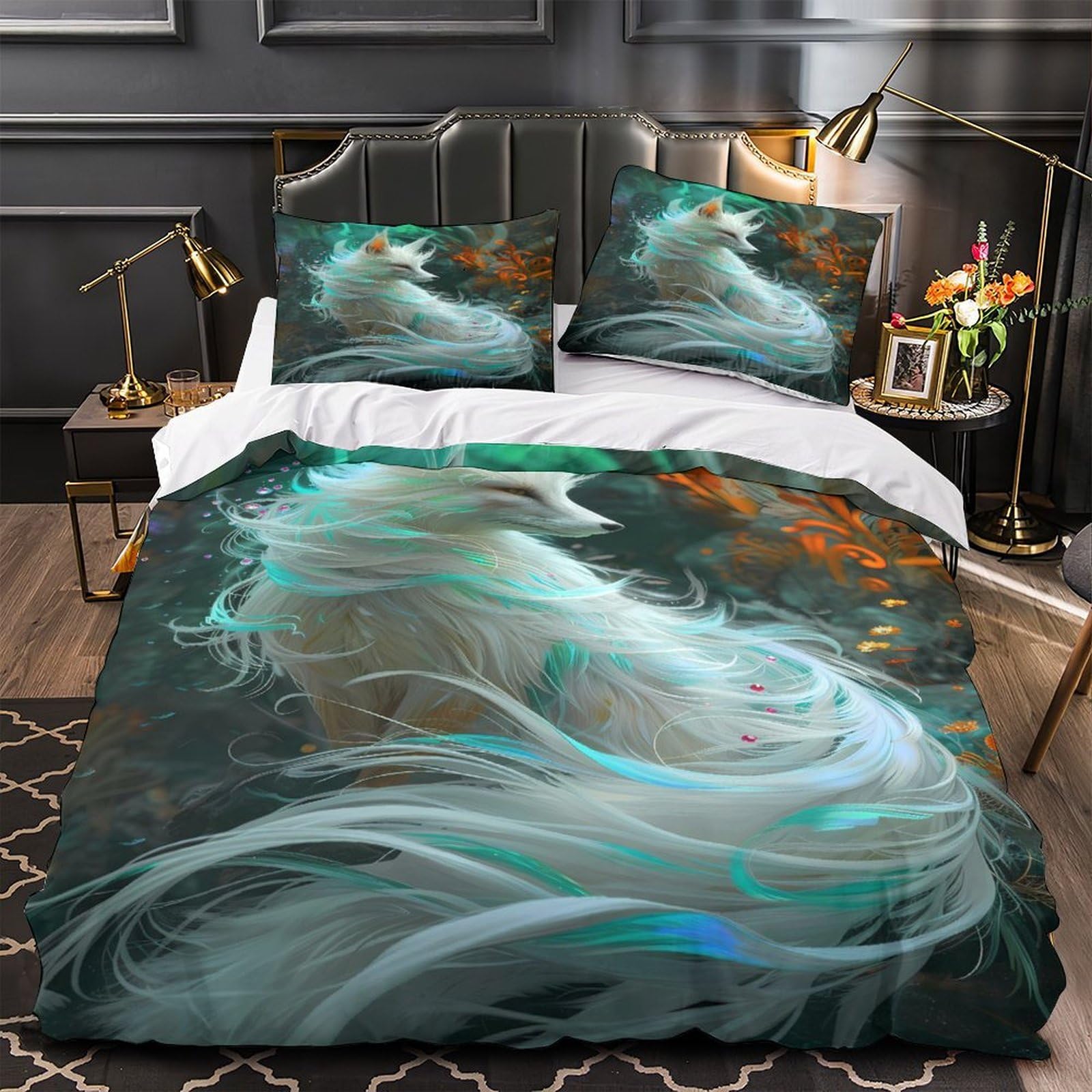 Parure de lit super douce finitions haut de gamme 260x220