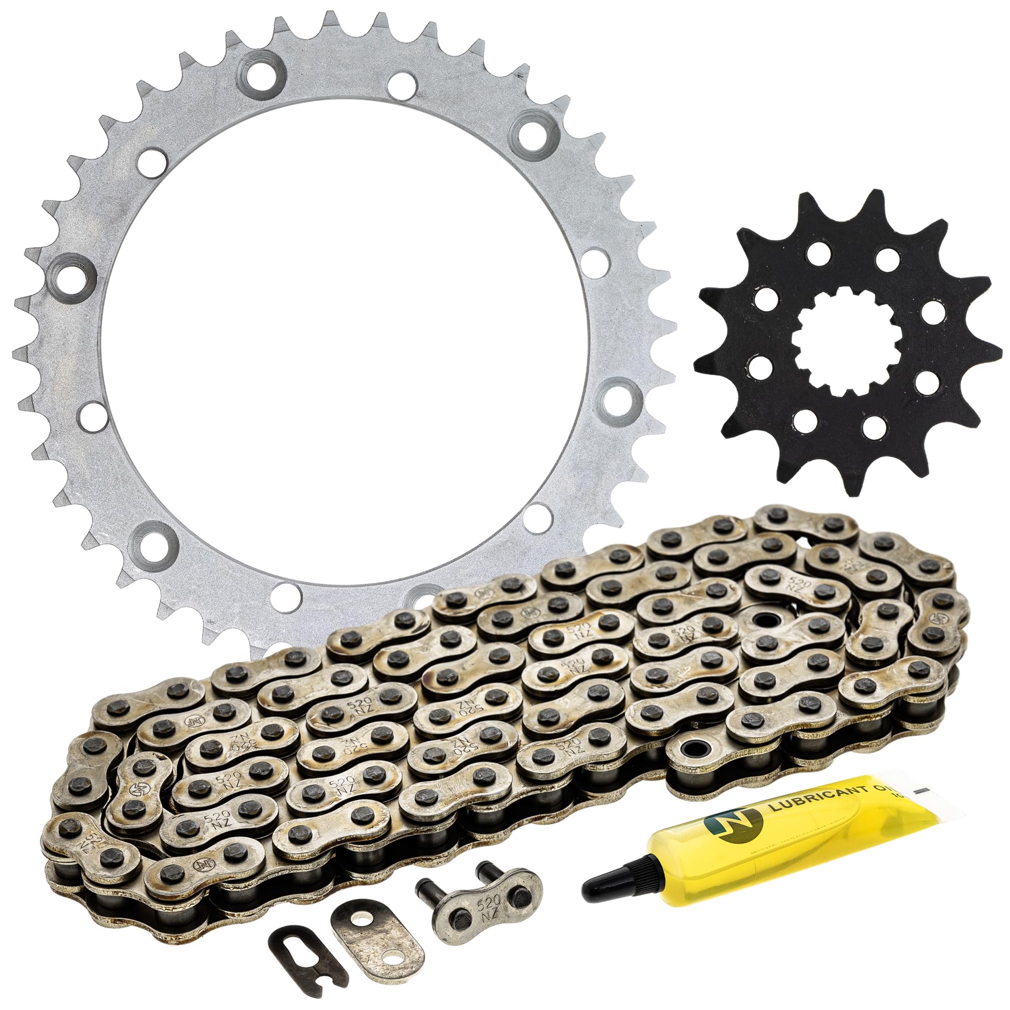 NICHE Drive Sprocket Chain Combo for Yamaha Raptor 660R Front 13 Rear 40 Tooth 520NZ Standard 92 Links