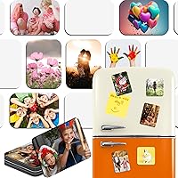 Vista 8 de 20 imanes de sublimación en blanco, 3 x 4 pulgadas, imán personalizado para nevera, sublimación, impresión de refrigerador, a granel para cocina