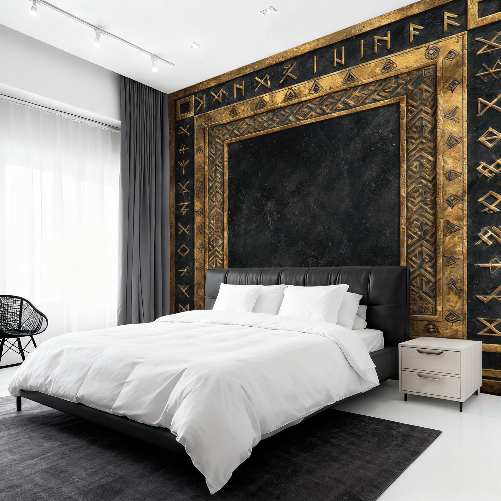 Fresque murale 300x210 cm style Viking pour la décoration de votre cuisine
