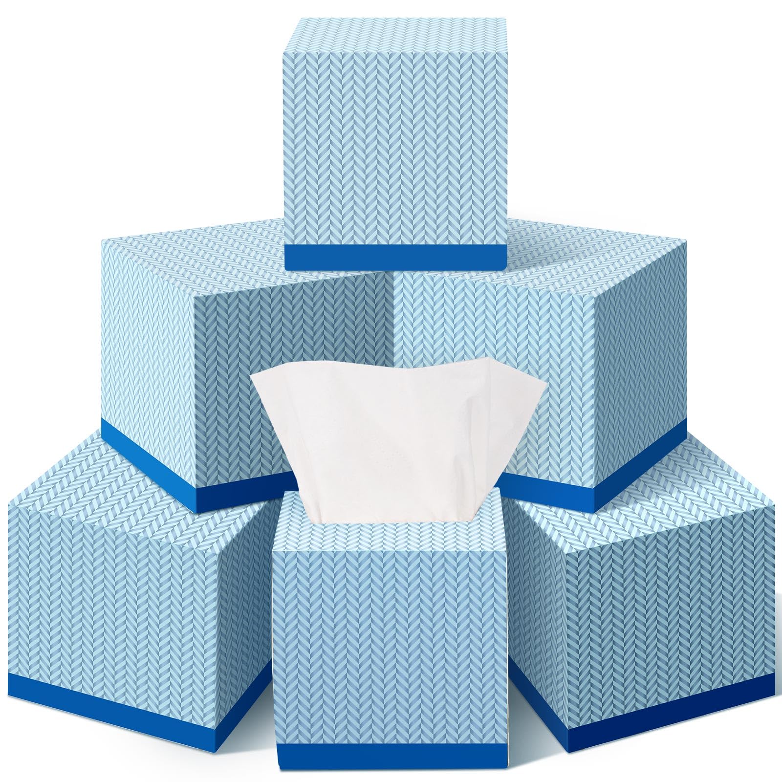 Amazon.com: Zonon 12 Pcs Facial Tissue Cube Box 2 Ply 80 Sheets